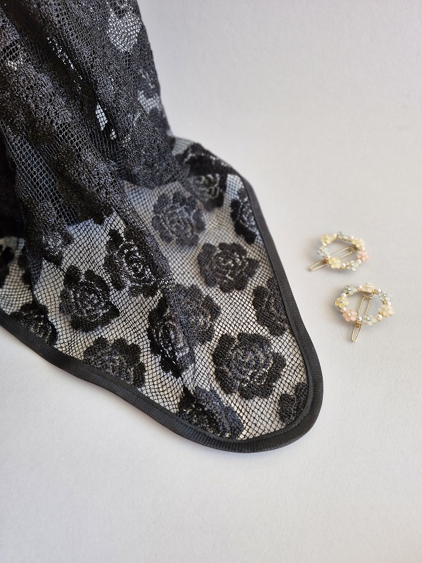 مینی اسکارف توری رز